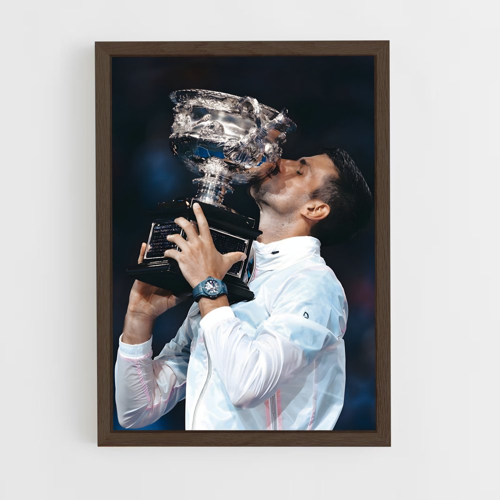 Poster Le Triomphe de Novak – affiche Tennis (vue 5)
